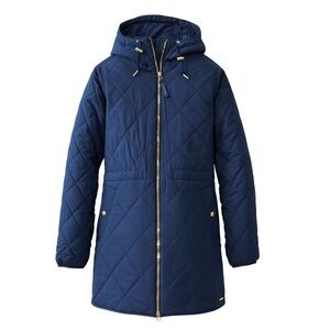 L.L. Bean Women's Navy Quilted Jacket